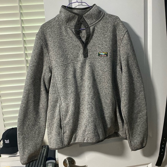 L.L Bean Sweater Fleece Pullover - Picture 1 of 3